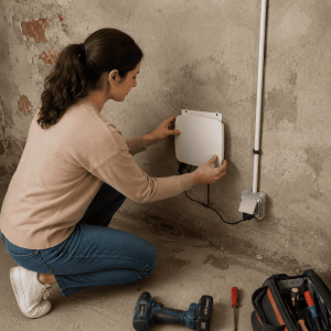 POSE APPAREIL HUMIDITE MUR